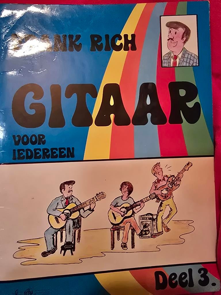 Frank Rich Gitaar voor Iedereen Deel 3 - Gitaarlesboek, Overige genres, Les of Cursus, Ophalen of Verzenden, Gitaar