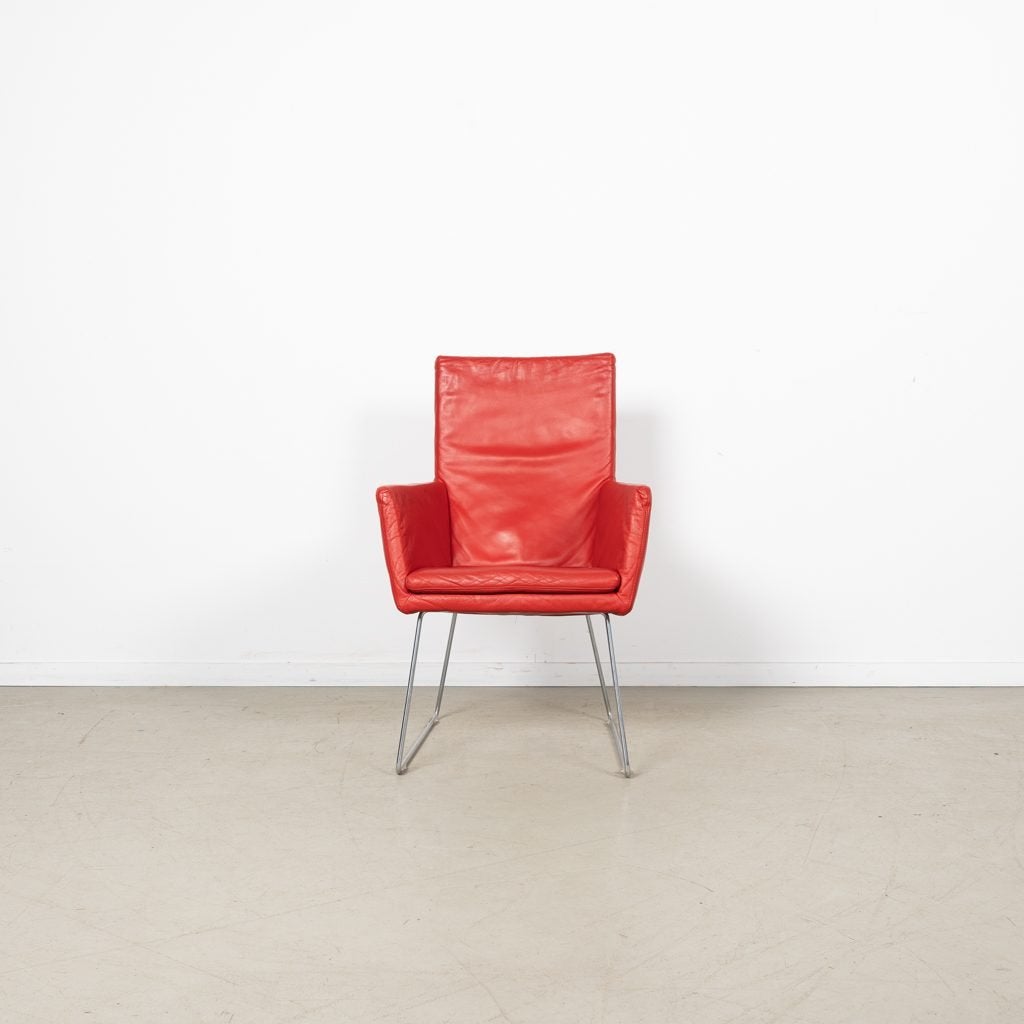 Label Donna Fauteuil Rood Leer, Niet ingevuld, Gebruikt, Niet ingevuld, Niet ingevuld