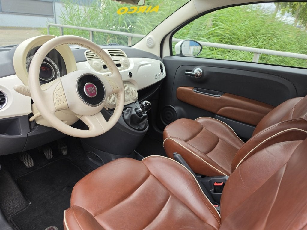 Fiat 500C 0.9 TwinAir Lounge Airco/Leder Nw APK ✅, 945 kg, Euro 5, 86 pk, Gebruikt