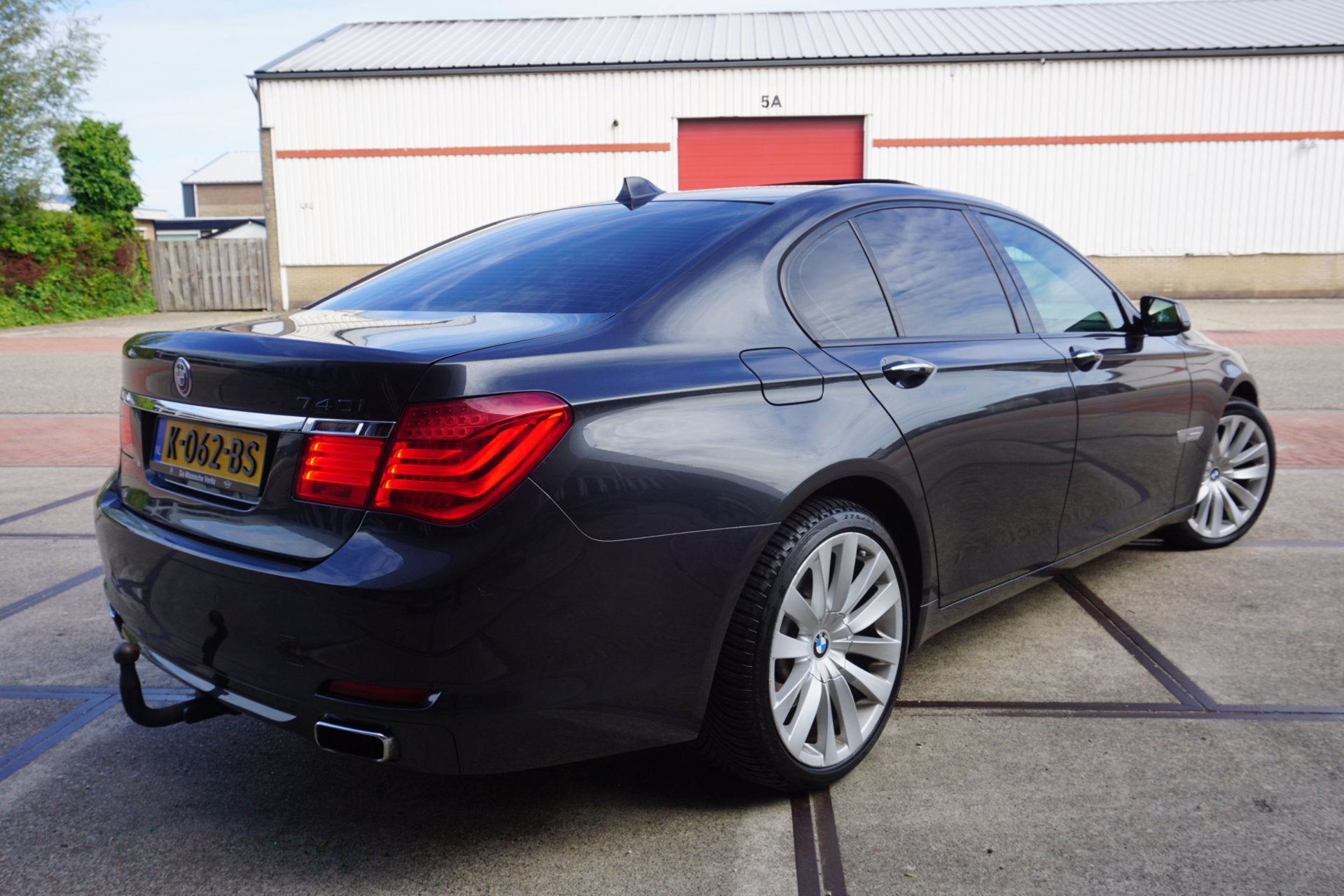BMW 7-serie 740i, Auto's, Automaat, Achterwielaandrijving, Gebruikt, Beige