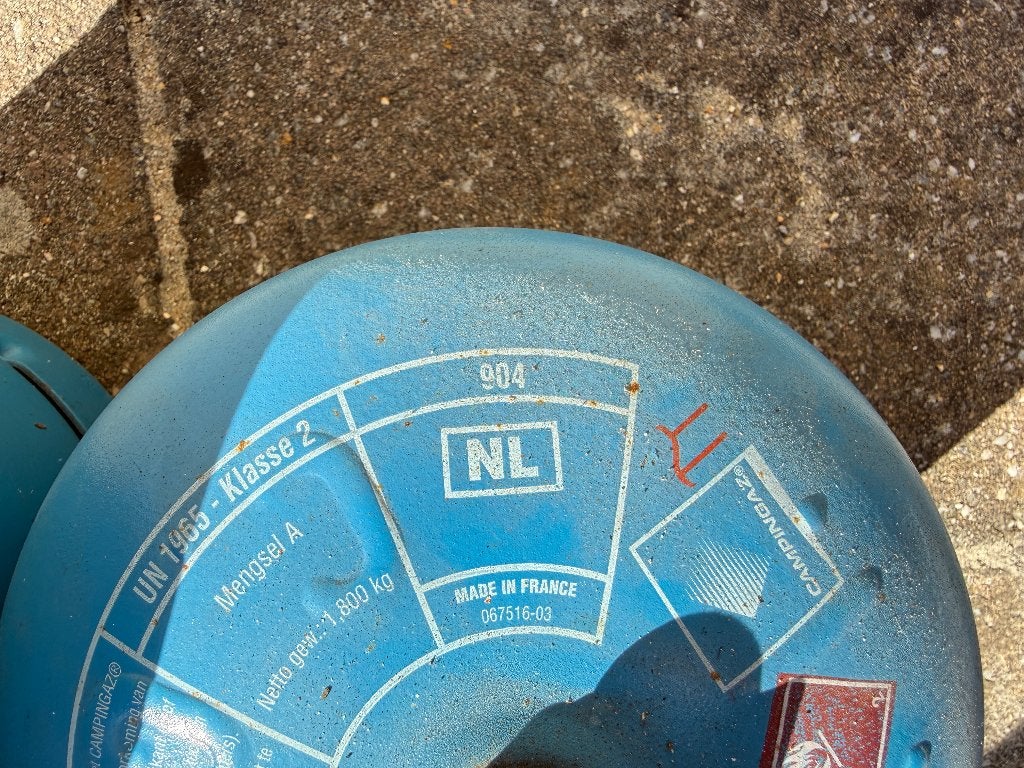 Campingaz gasflessen 907 en 904 (butaan), Caravans en Kamperen, Ophalen, Gebruikt
