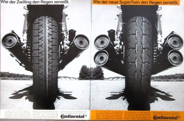 10 vintage advertenties reclames Continental banden 1976-82, Ophalen of Verzenden, Gebruikt, Overige typen