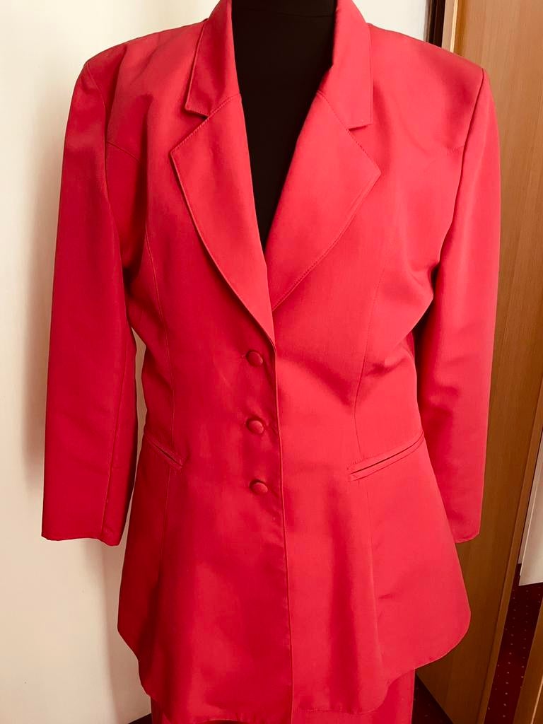 2-delig Fuchsia Broekpak. Maat: 38, Kleding | Dames, Maat 38/40 (M), Kostuum of Pak, Ophalen of Verzenden, Zo goed als nieuw
