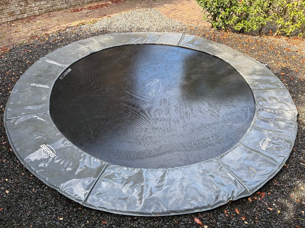 BERG Flatground Champion trampoline – 330 cm, Ophalen of Verzenden, Gebruikt