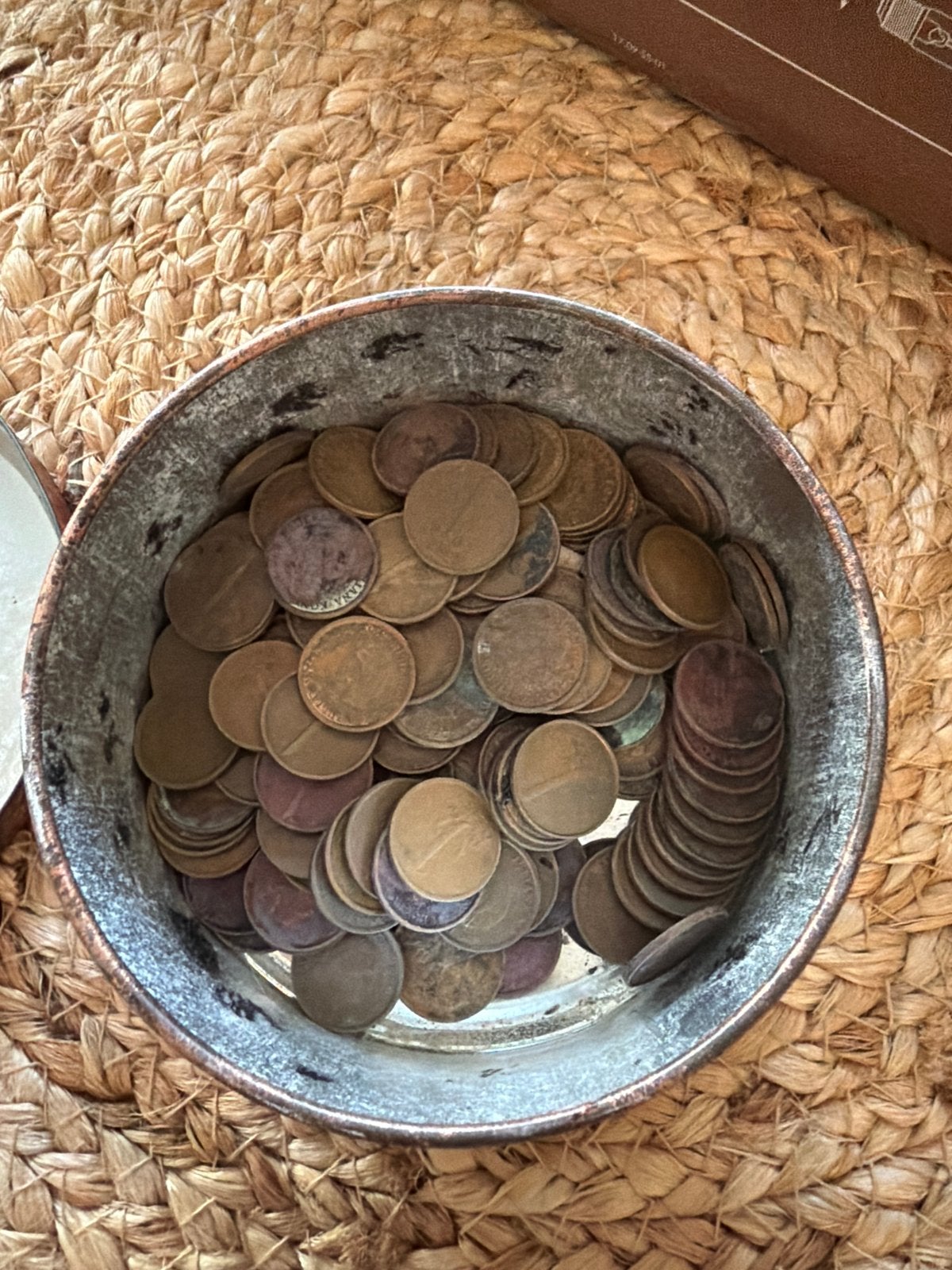 Snoepblikje vol 1 cent muntjes voor de verzamelaar, Ophalen, Koningin Wilhelmina, 1 cent, Losse munt