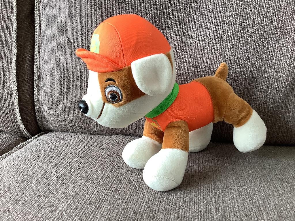 Nicky toy hond lijkt op paw patrol 20 cm hoog 20 cm lang 3,-, Ophalen of Verzenden, Zo goed als nieuw, Hond
