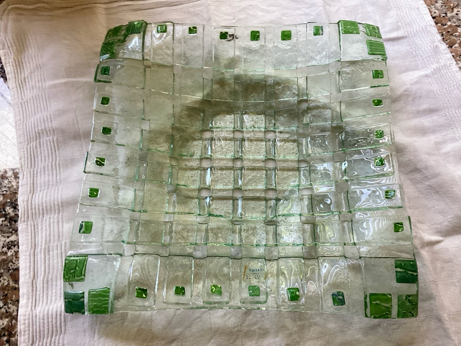 Unieke handgemaakte glazen schaal van In Spirit Glass Design, Ophalen of Verzenden