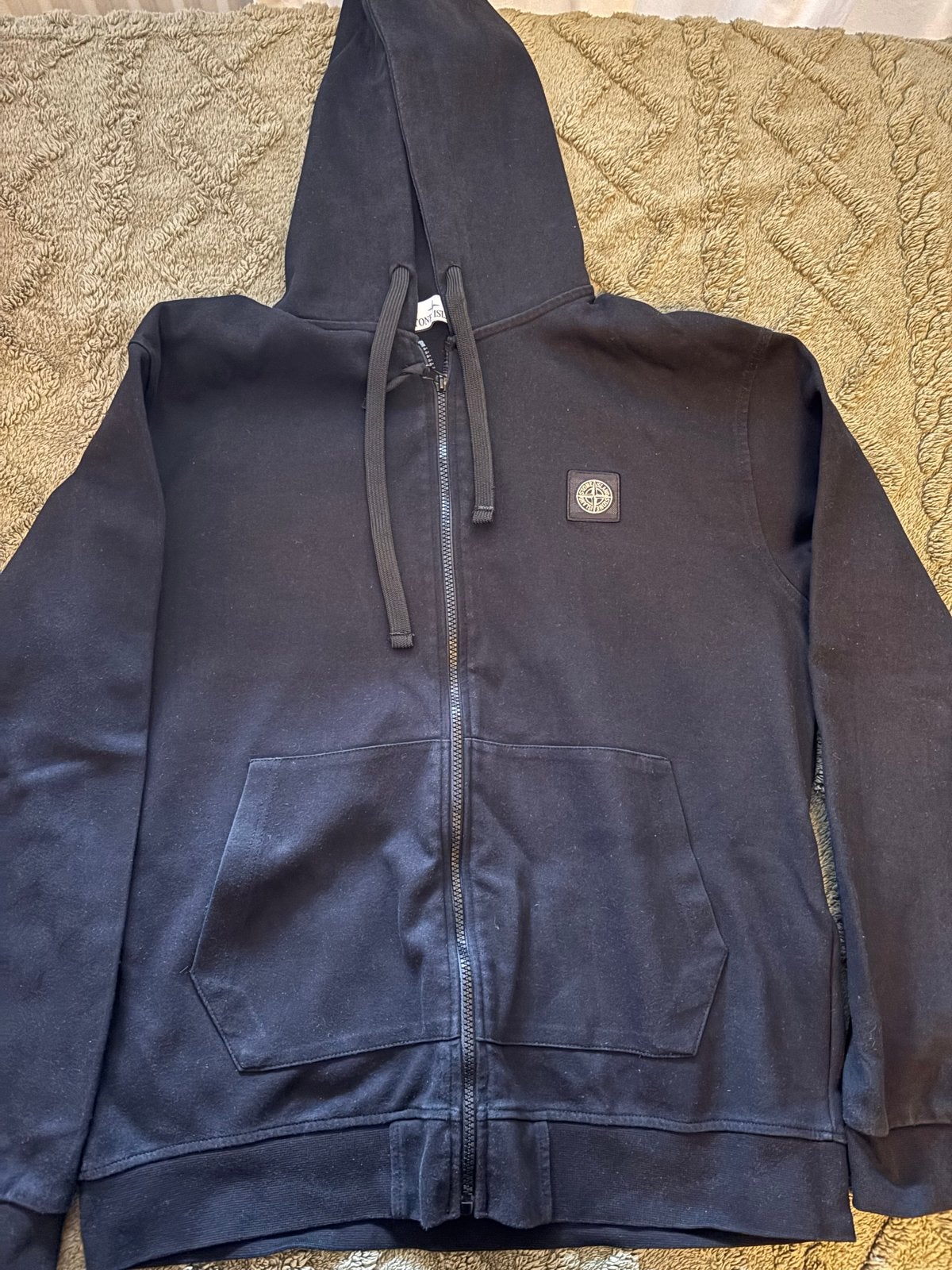 Stone Island Hoodie en Joggingbroek Zwart Maat L, Kleding | Heren, Ophalen of Verzenden, Gedragen