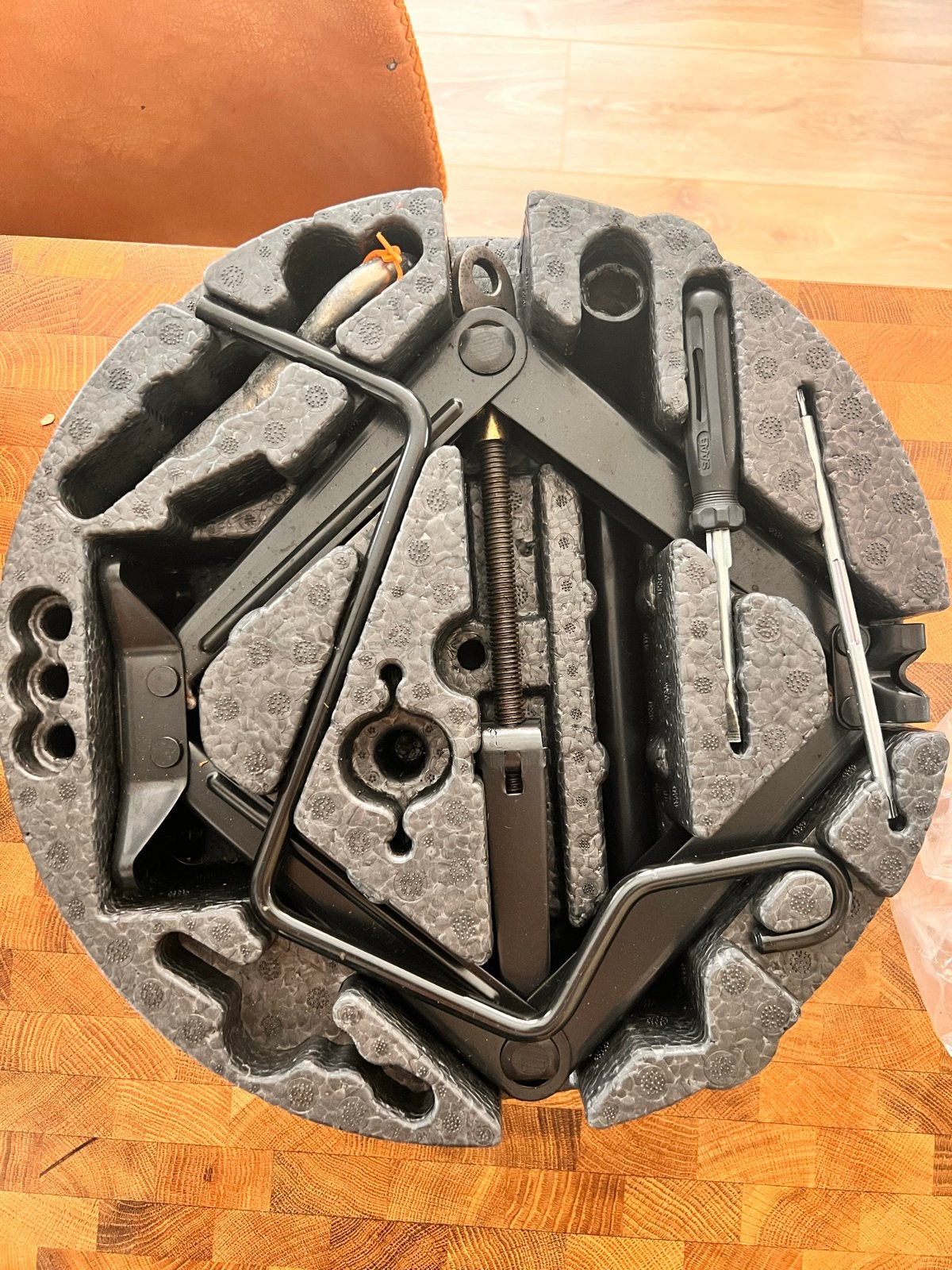 Krik en gereedschapset voor auto, Auto diversen, Autogereedschap, Ophalen, Gebruikt