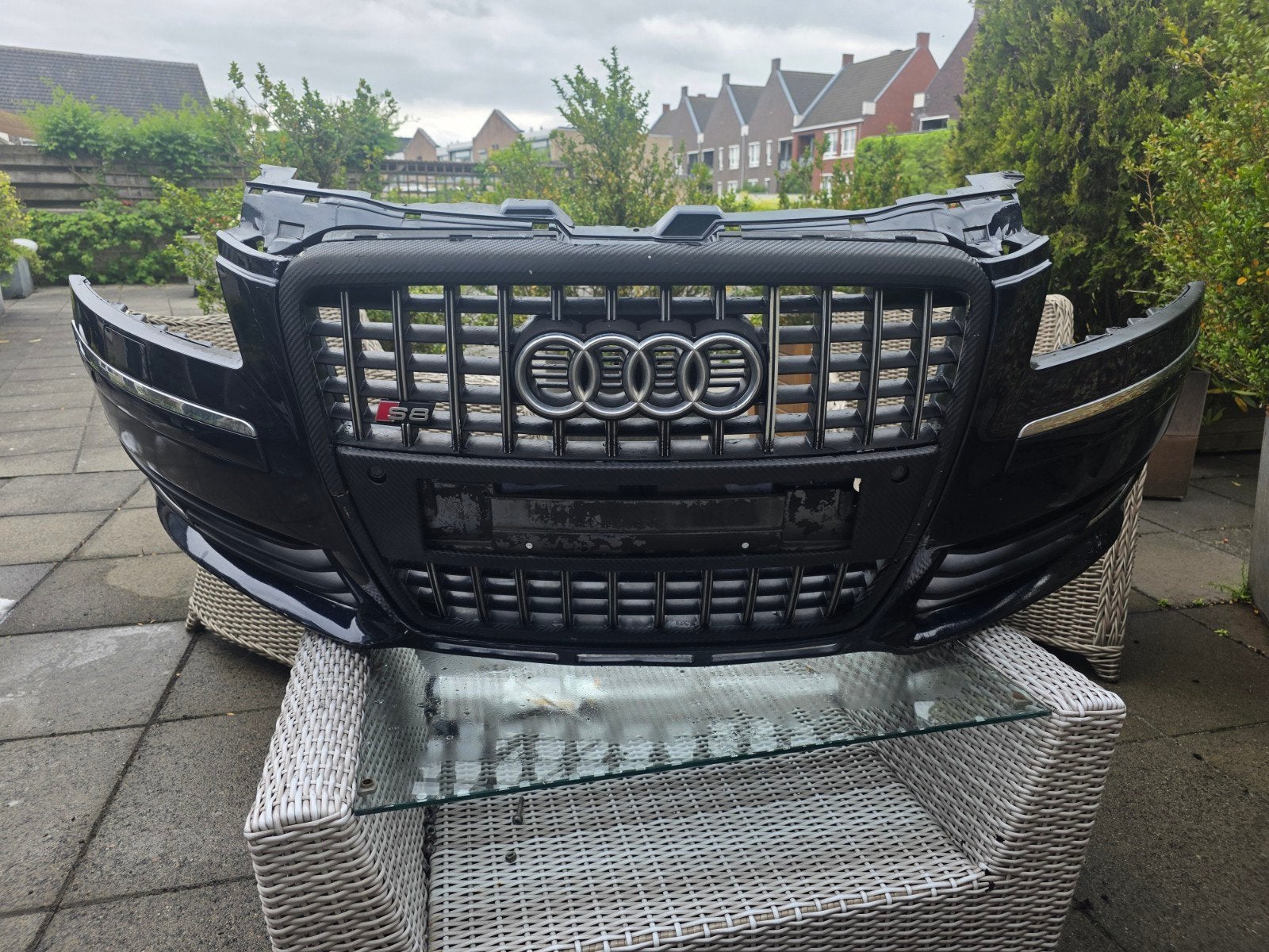 Audi A8 S8 4E D3 Voorbumper S8 FL2 2009, Auto-onderdelen, Ophalen of Verzenden, Audi, Bumper