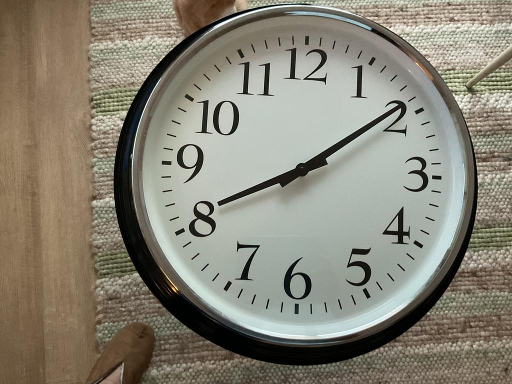 Wandklok doorsnede 60 cm IKEA, Ophalen, Zo goed als nieuw, Wandklok
