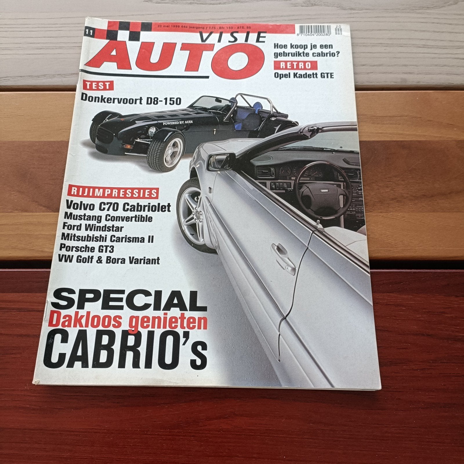 Auto Visie en Automobiel tijdschriften Donkervoort, Boeken, Ophalen of Verzenden, Gelezen, Overige typen