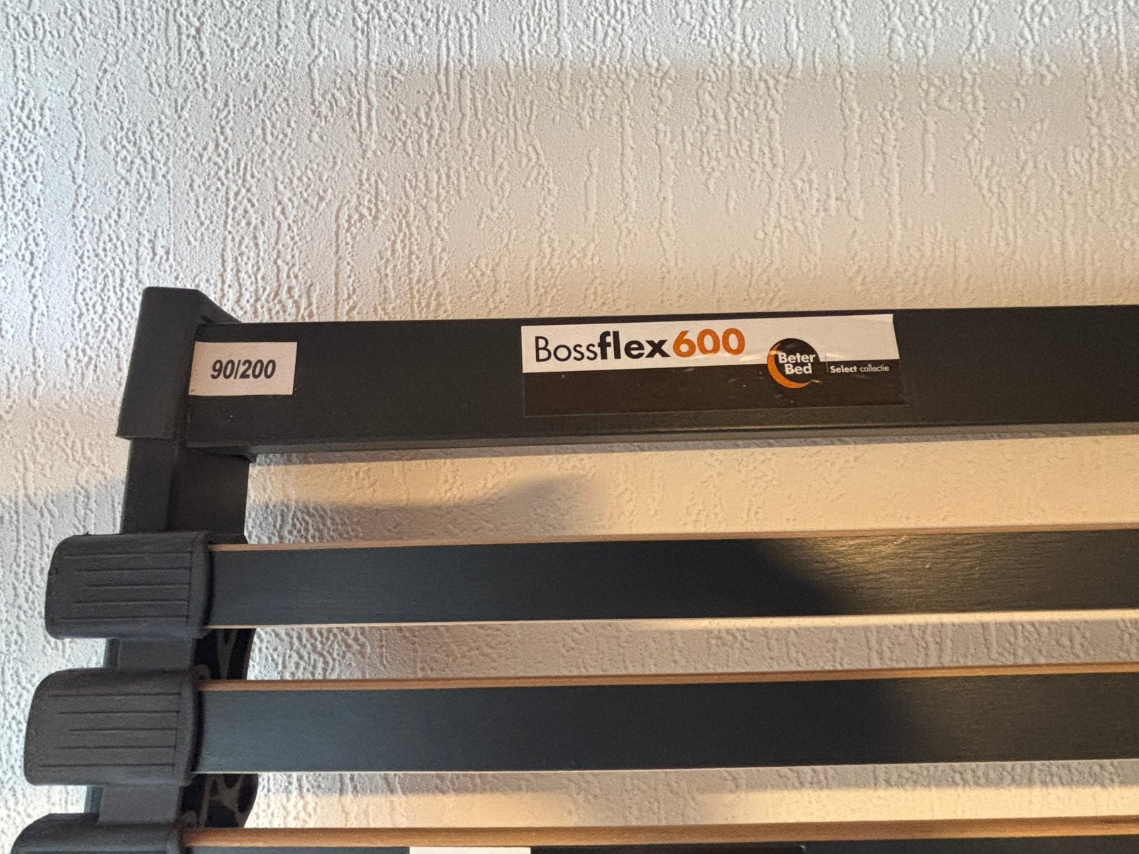 Lattenbodem bossflex 600, Ophalen, 90 cm, Eenpersoons, Nieuw