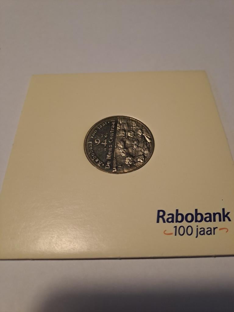 Rabobank 100 jaar herdenkingsmunt Fanny Blankers-Koen, Ophalen of Verzenden, Overige waardes, Losse munt