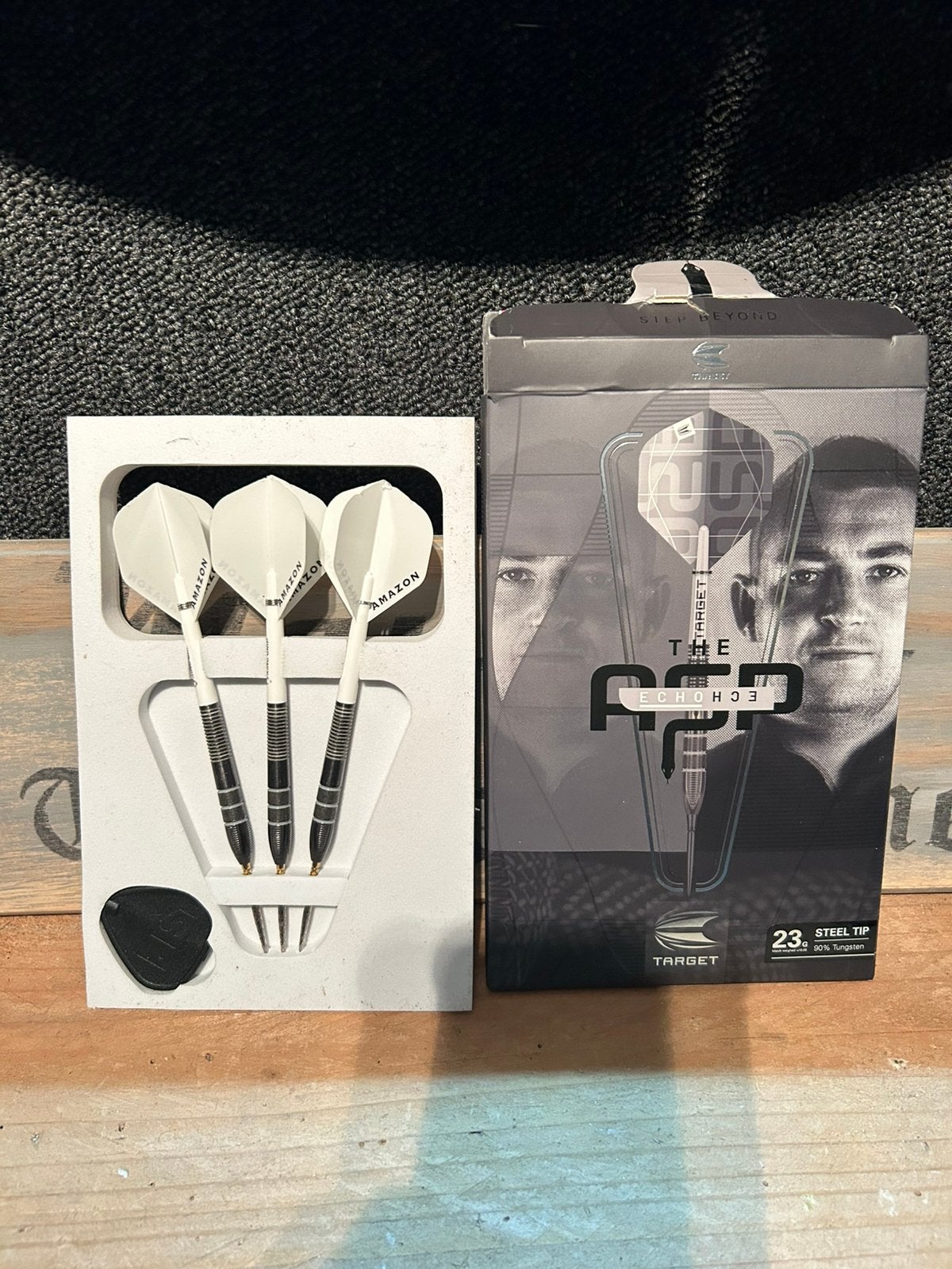 Nathan aspinall echo 23 gram, Sport en Fitness, Darts, Ophalen of Verzenden, Gebruikt, Pijlen