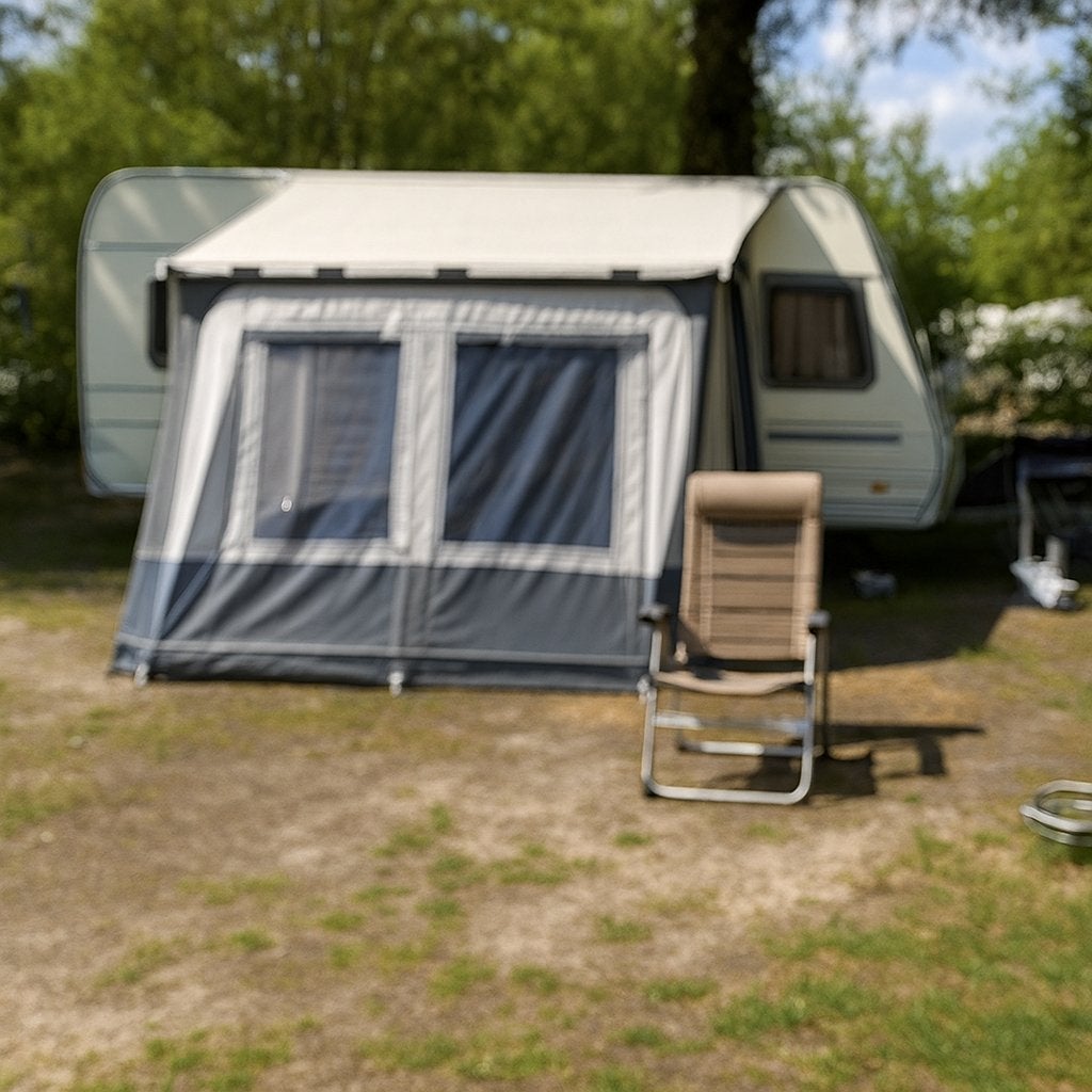 Z.g.a.n. 4 seizoen voortentje Mistral, Caravans en Kamperen, Ophalen of Verzenden, Zo goed als nieuw