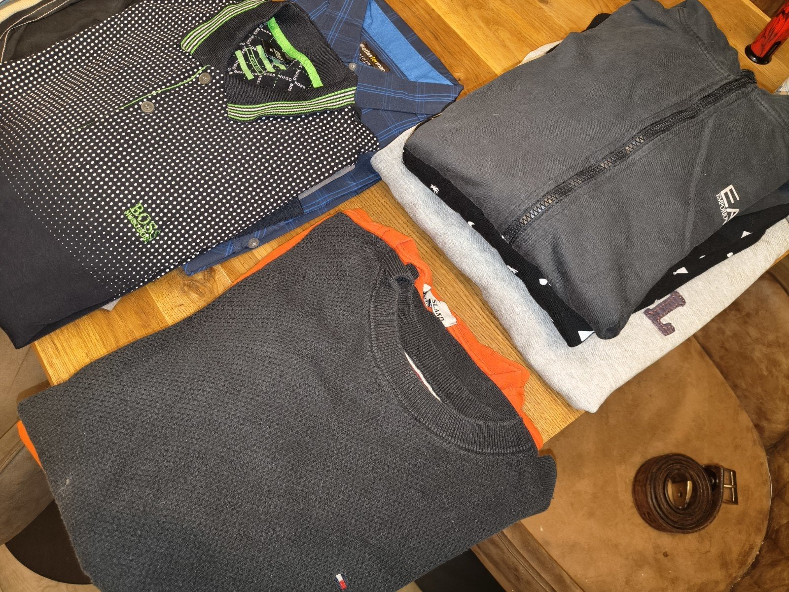 Groot kledingpakket heren XL: truien, broeken, shirts, Ophalen of Verzenden, Gedragen, Maat 56/58 (XL)