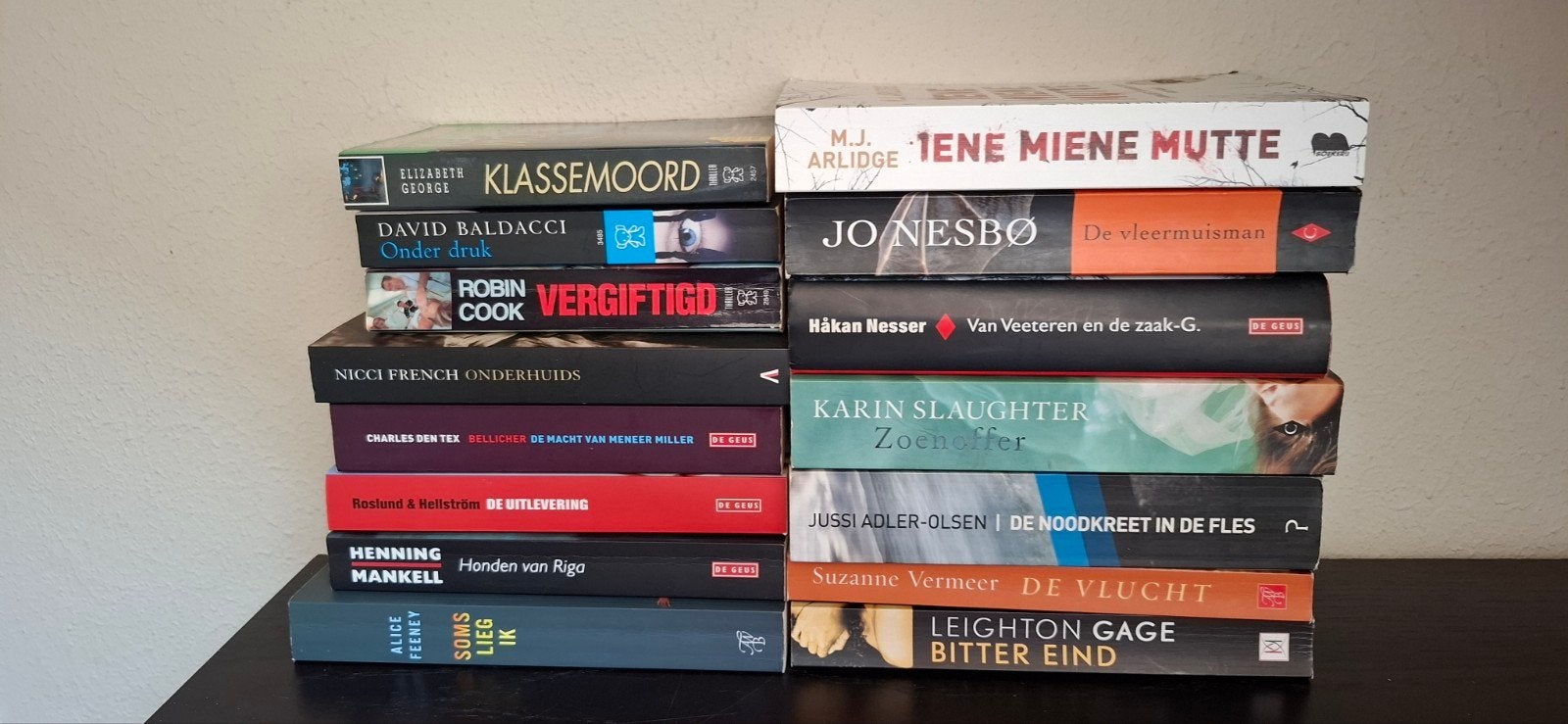 15 thrillers van verschillende auteurs pakket 4, Ophalen of Verzenden, Gelezen, Verschillende auteurs