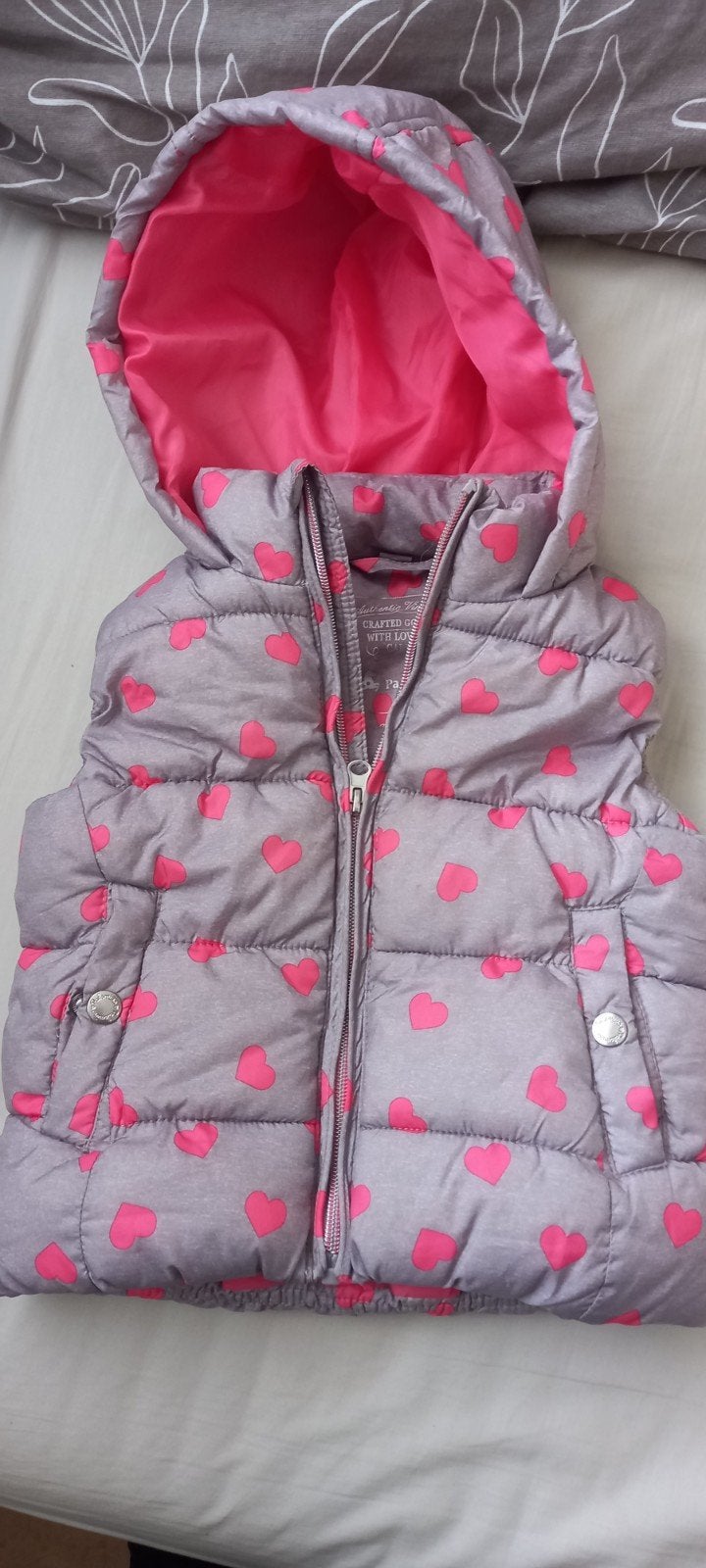 Leuk meisjes bodywarmer met hartjes, maat 104, Kinderen en Baby's, Ophalen, Gebruikt, Meisje, Authentic Thirty