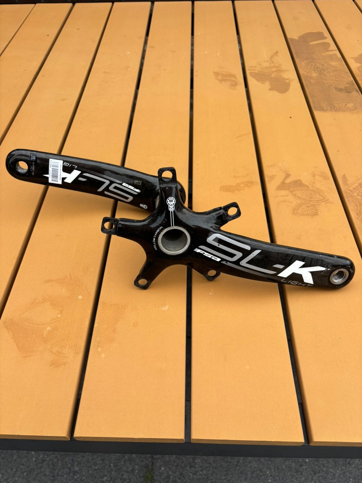 FSA SL-K light Crankstel | Carbon | Cranklengte 175 mm, Fietsen en Brommers, Fietsonderdelen, Crankstel of Pedalen, Gebruikt, Ophalen of Verzenden