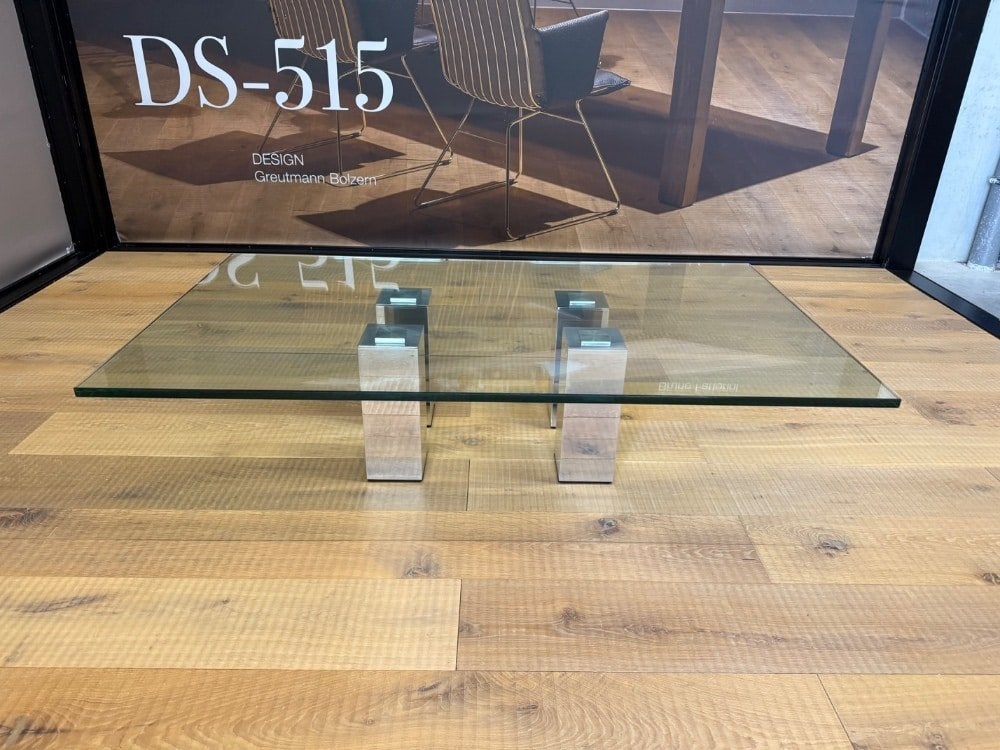 Beek Abel Salontafel Glas 140, Gebruikt, 50 tot 100 cm, 100 tot 150 cm, Ophalen of Verzenden