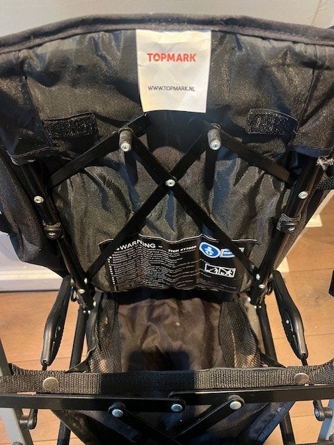 Topmark inklapbare en verstelbare buggy, Kinderen en Baby's, Ophalen, Zo goed als nieuw, Overige merken, Zonnekap