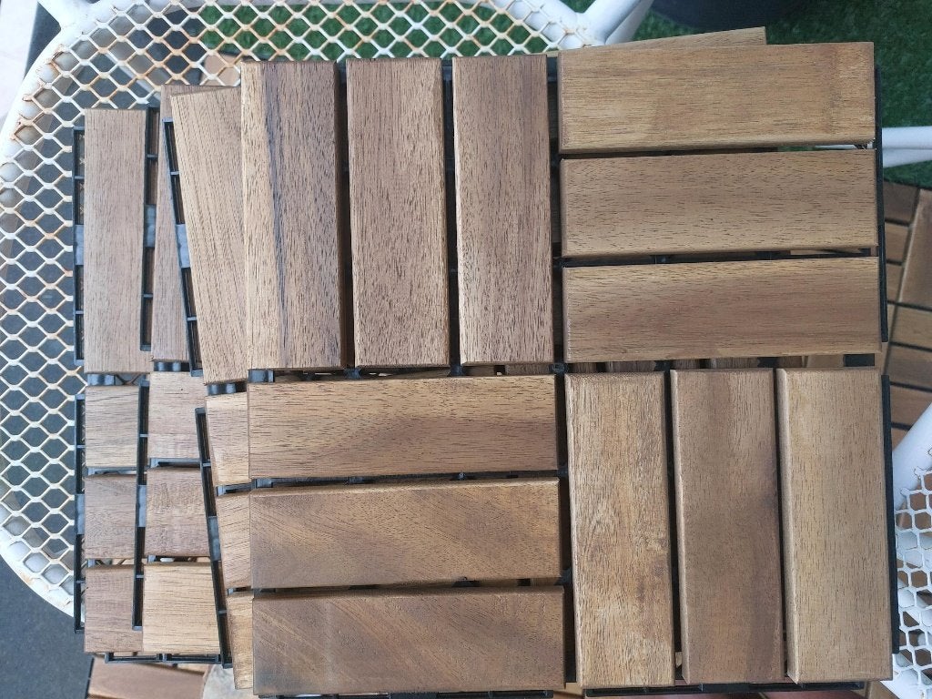 Ikea buiten tegels/ vlonder, Ophalen, Nieuw, Hout