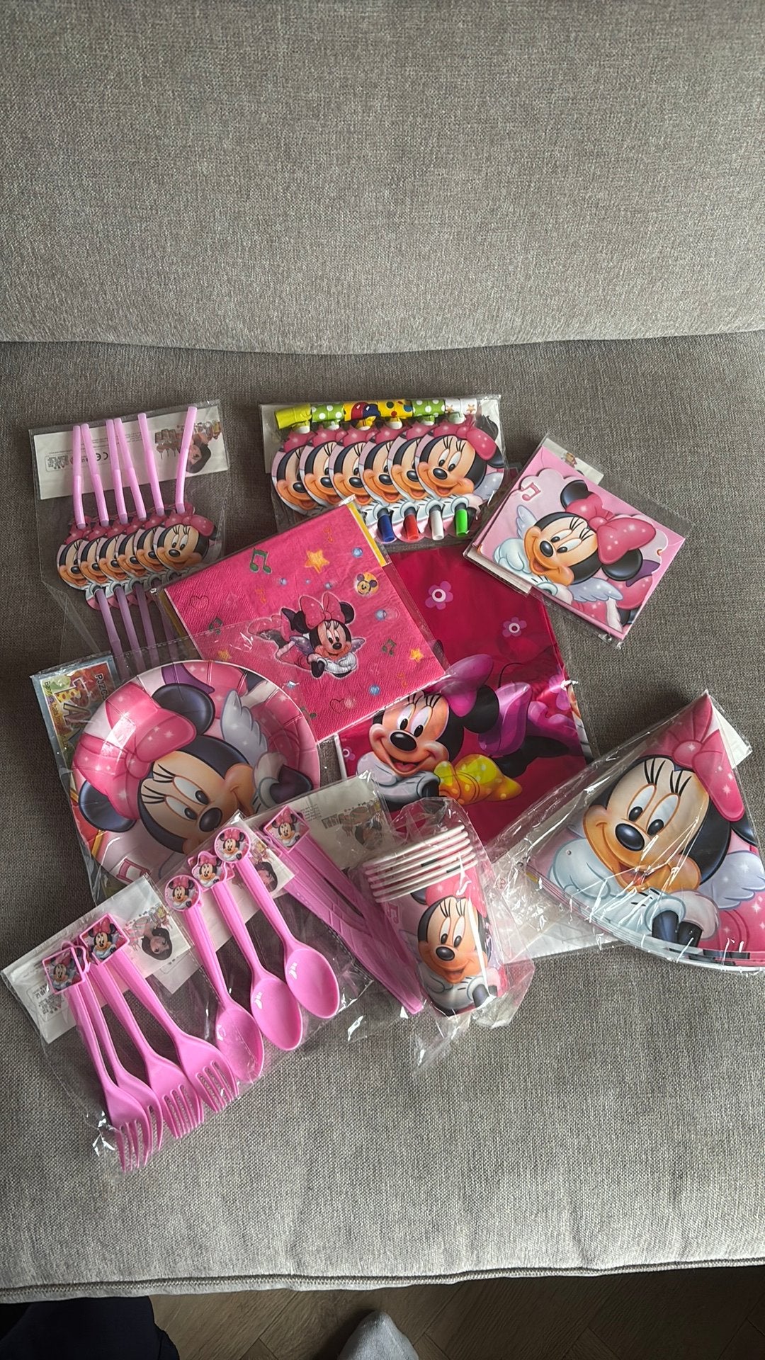 Feestpakket mini mouse, Ophalen, Nieuw