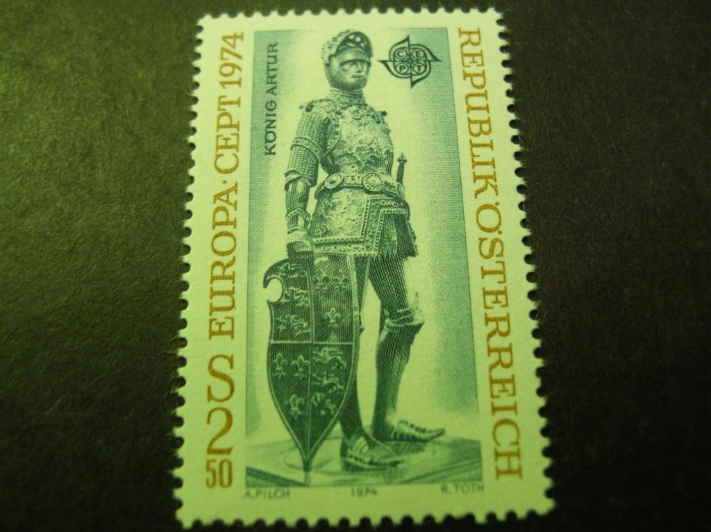 Cept/Verenigd Europa Oostenrijk 1974 meeloper, Postzegels en Munten, Postzegels | Europa | Overig, Ophalen of Verzenden, Overige landen