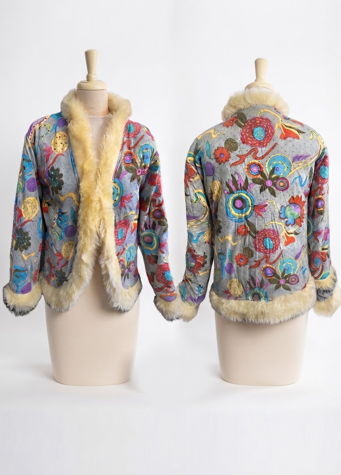 Vintage Jas - Maat : S, Kleding | Dames, Ophalen of Verzenden, Zo goed als nieuw, Maat 36 (S), Overige kleuren