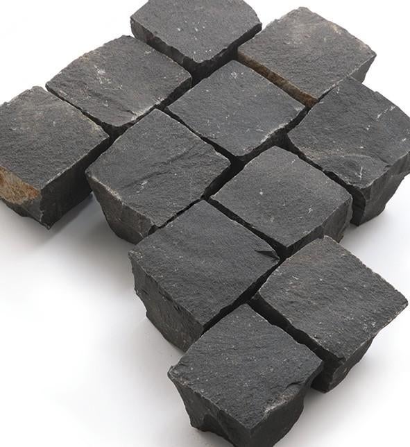 Kinderkoppen-Dark Basalt Vietnam  10x10-14x14-20x14x5-7cm, Ophalen, Overige materialen, Nieuw, Minder dan 20 cm