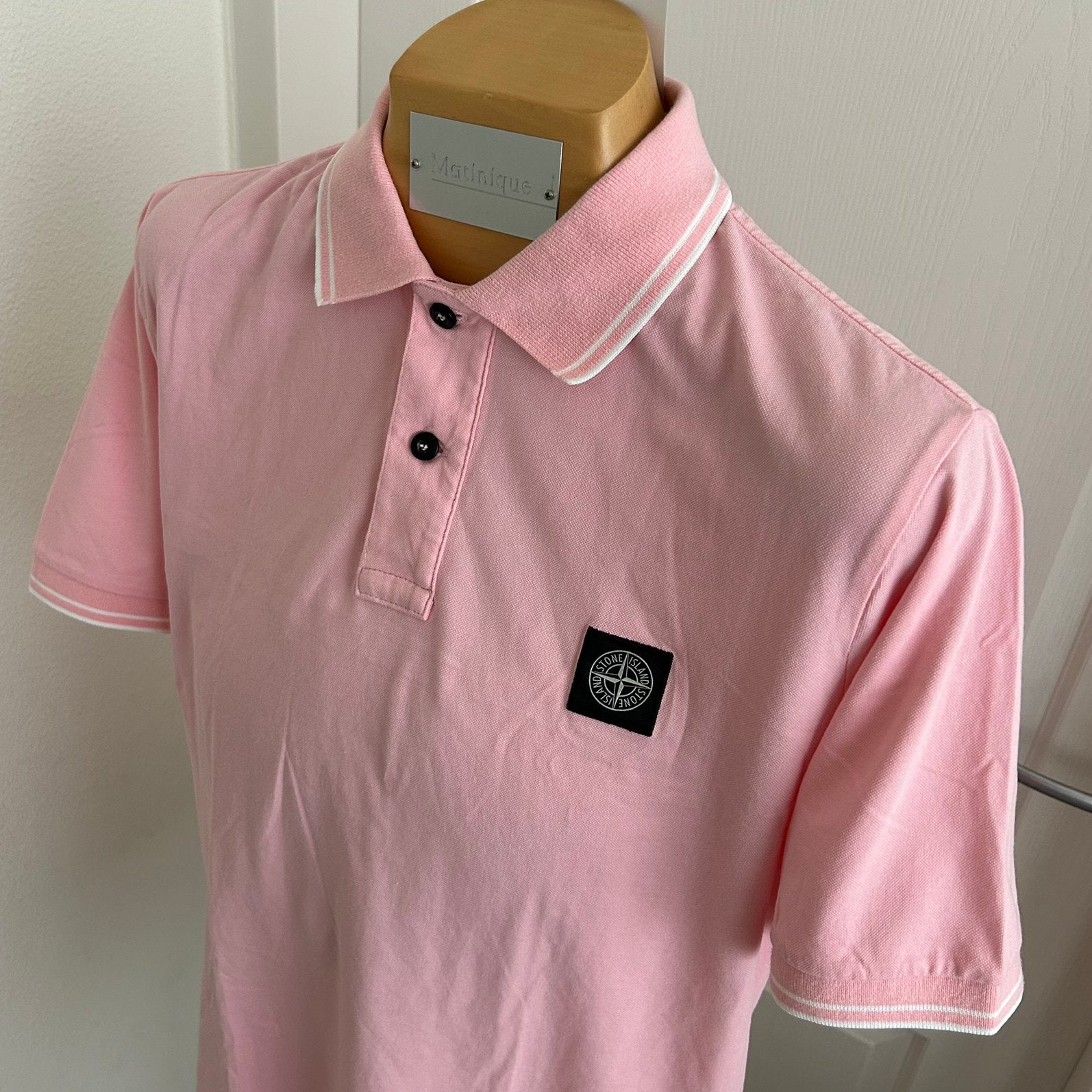NIEUW Origineel Stone Island Polo shirt maat XXL SPOTPRIJS!!, Ophalen of Verzenden, Zo goed als nieuw, Overige maten, Roze