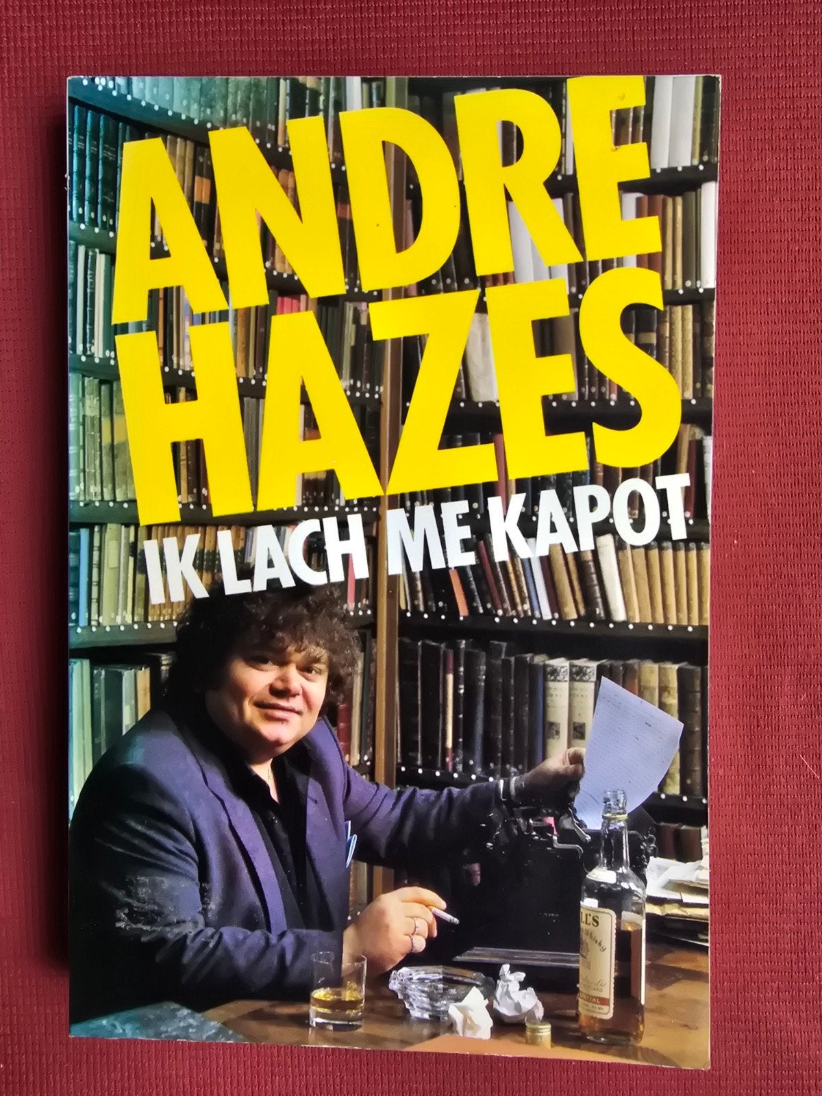 André Hazes - Ik Lach Me Kapot (biografie), Kunst en Cultuur, André Hazes, Ophalen of Verzenden, Zo goed als nieuw