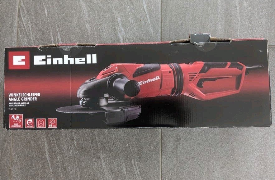 Einhell Haakse Slijper TE-AG 230 -2350 Watt- ZGAN met bon, Ophalen of Verzenden, Zo goed als nieuw, 1000 watt of meer, Haakse handslijpmachine