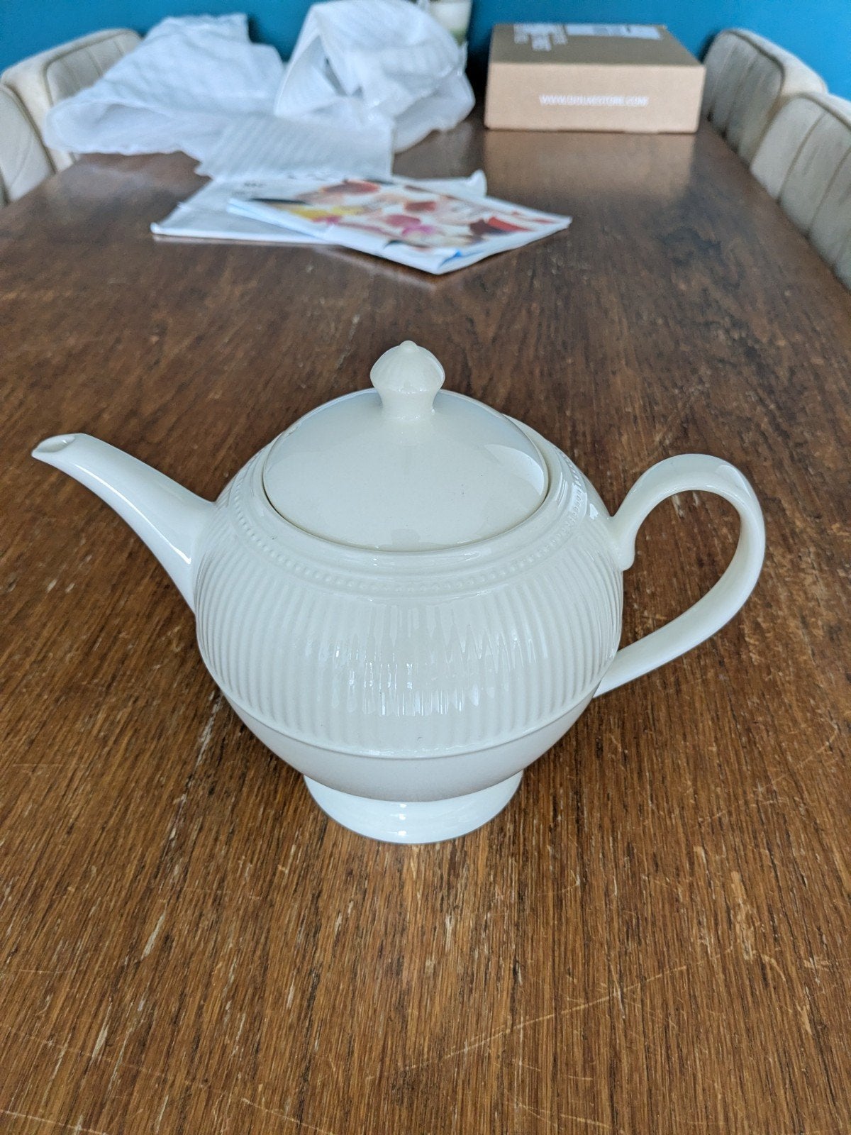 Wedgwood theepot, Overige typen, Ophalen of Verzenden, Zo goed als nieuw, Overige stijlen