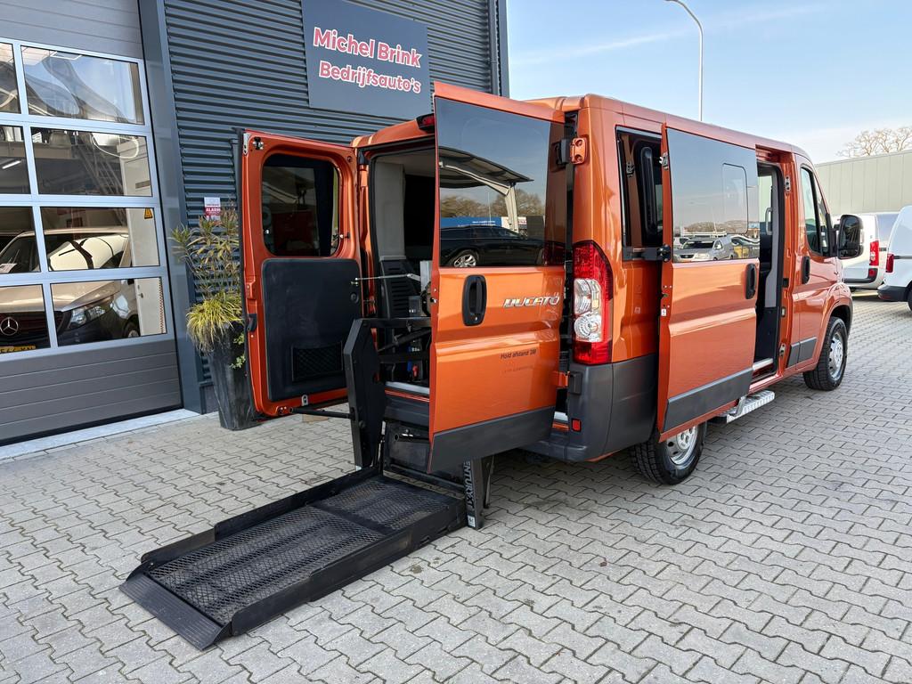 Fiat Ducato 30 3.0 MultiJet KH1 Invalide Rolstoel Vervoer, Stof, Gebruikt, Zwart, 4 cilinders