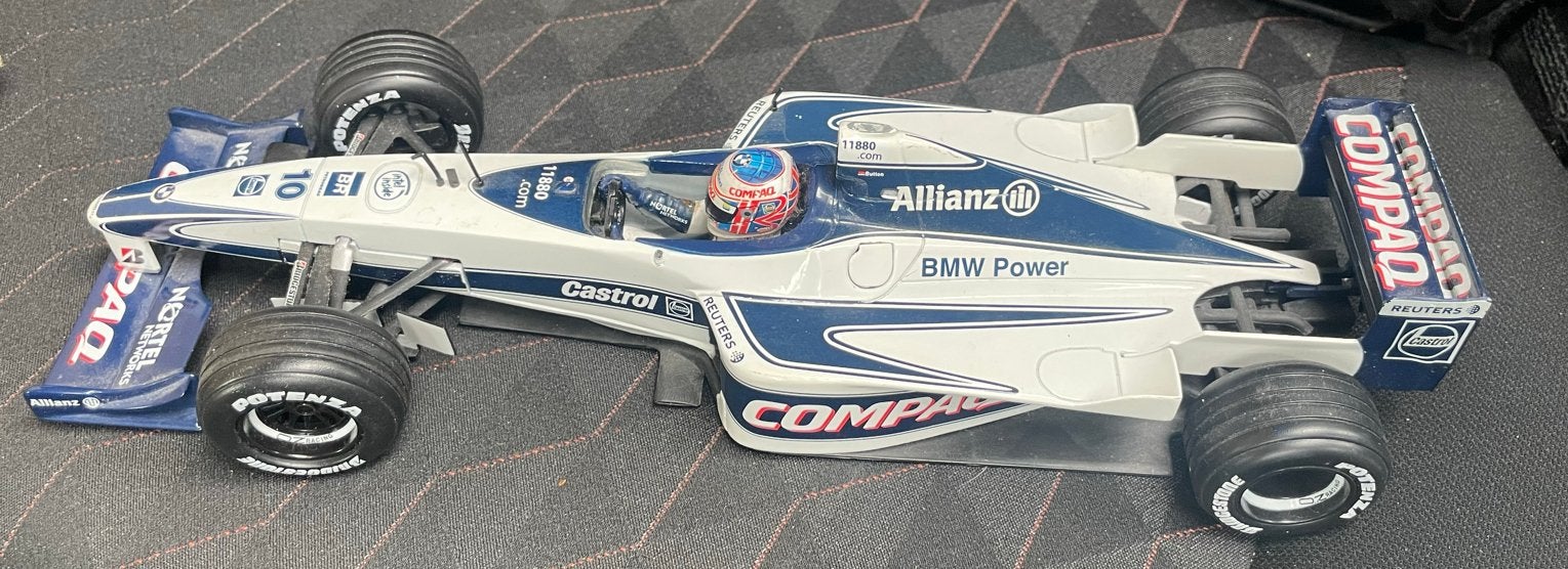 Hot Wheels Williams F1 FW22 2000 modelauto 1:18, Ophalen of Verzenden, Gebruikt, Auto, Hot Wheels