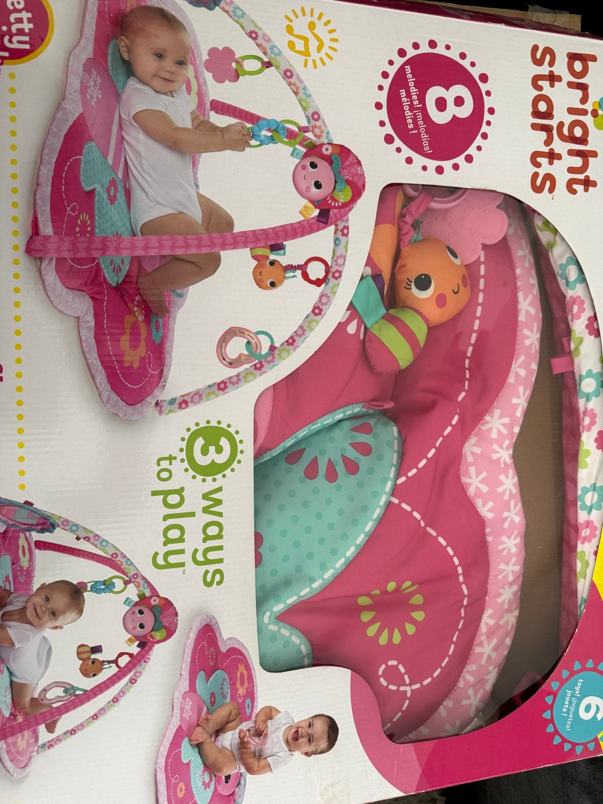 Bright Starts Speelkleed, Ophalen, Zo goed als nieuw, Speelkleed, Met geluid