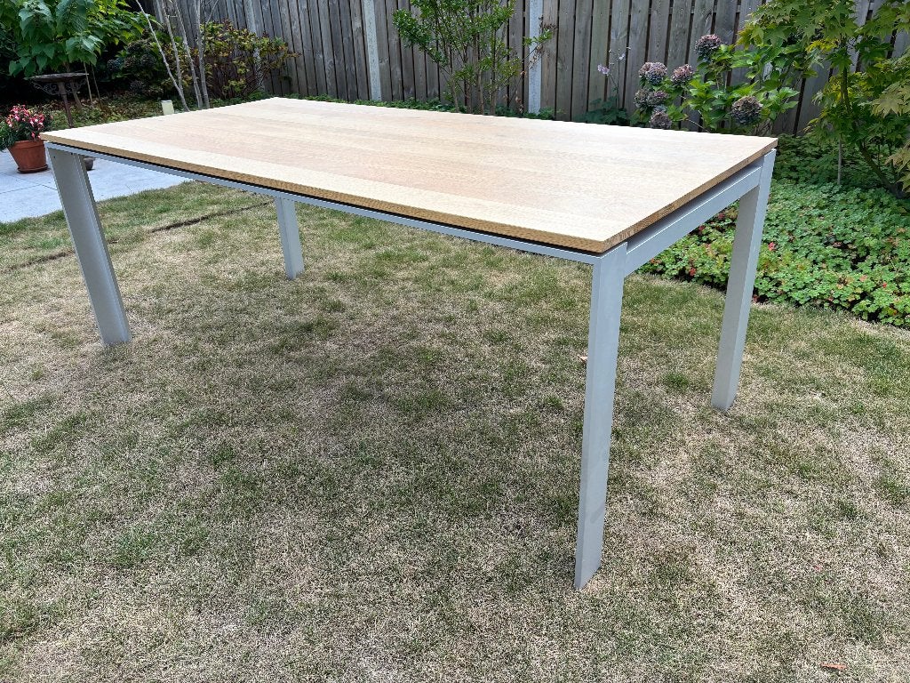 Moderne eettafel, Ophalen, Gebruikt, 50 tot 100 cm, Vijf personen of meer