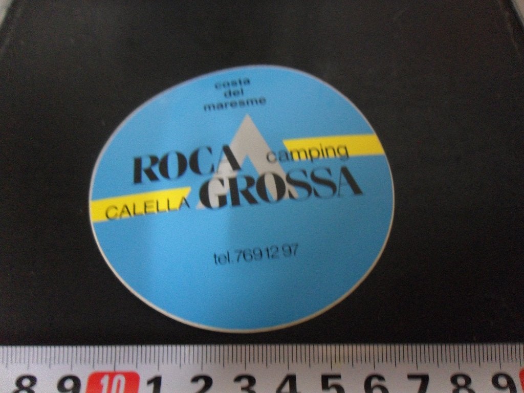 sticker Spanje Camping ROCA GROSSA Calella Costa del Maresme, Ophalen, Zo goed als nieuw