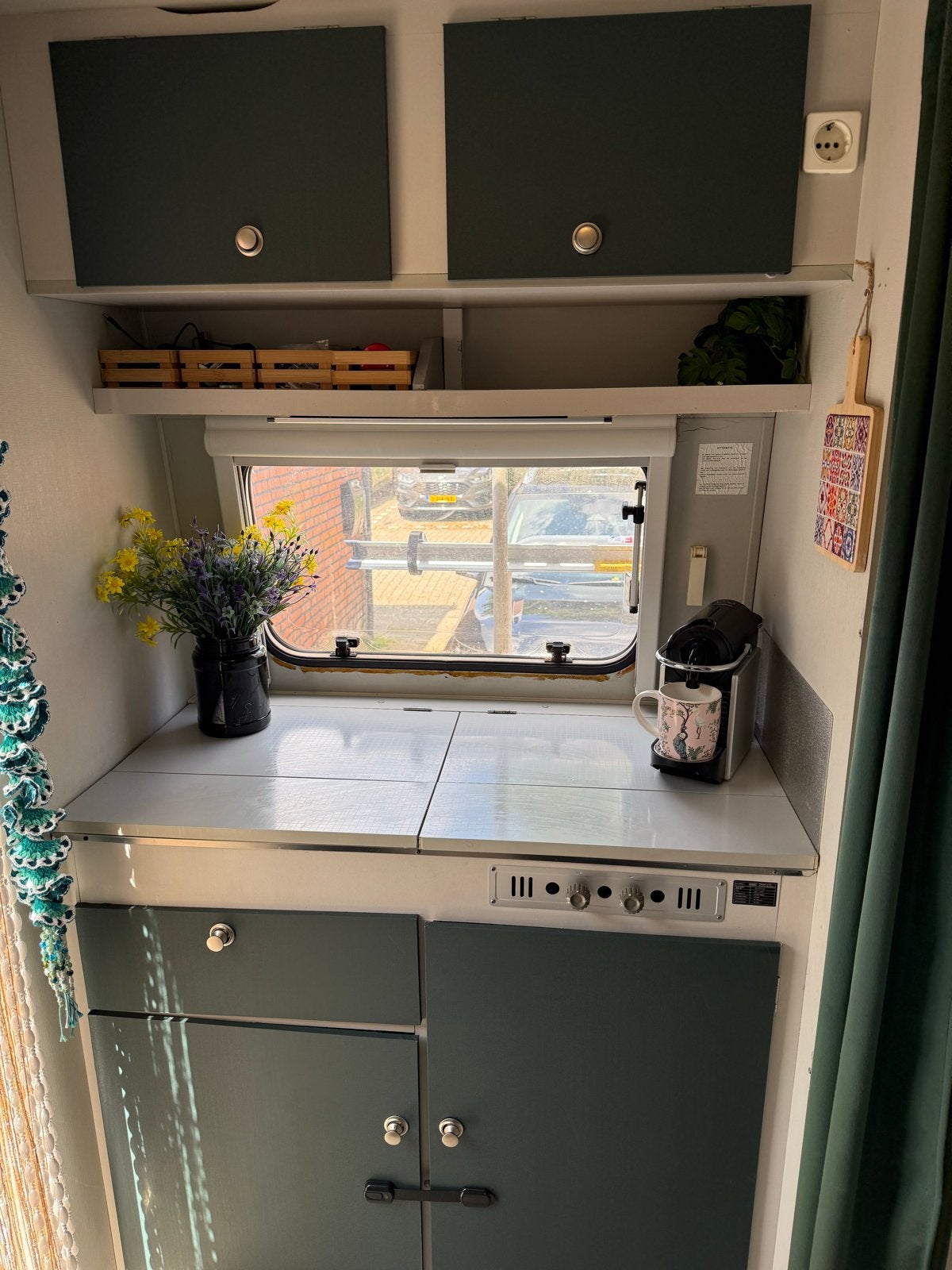 Kip EK37 Caravan met voortent, luifel,mover en 2 fietsendrag, Luifel, Kip, Tot en met 2, Kleine zit