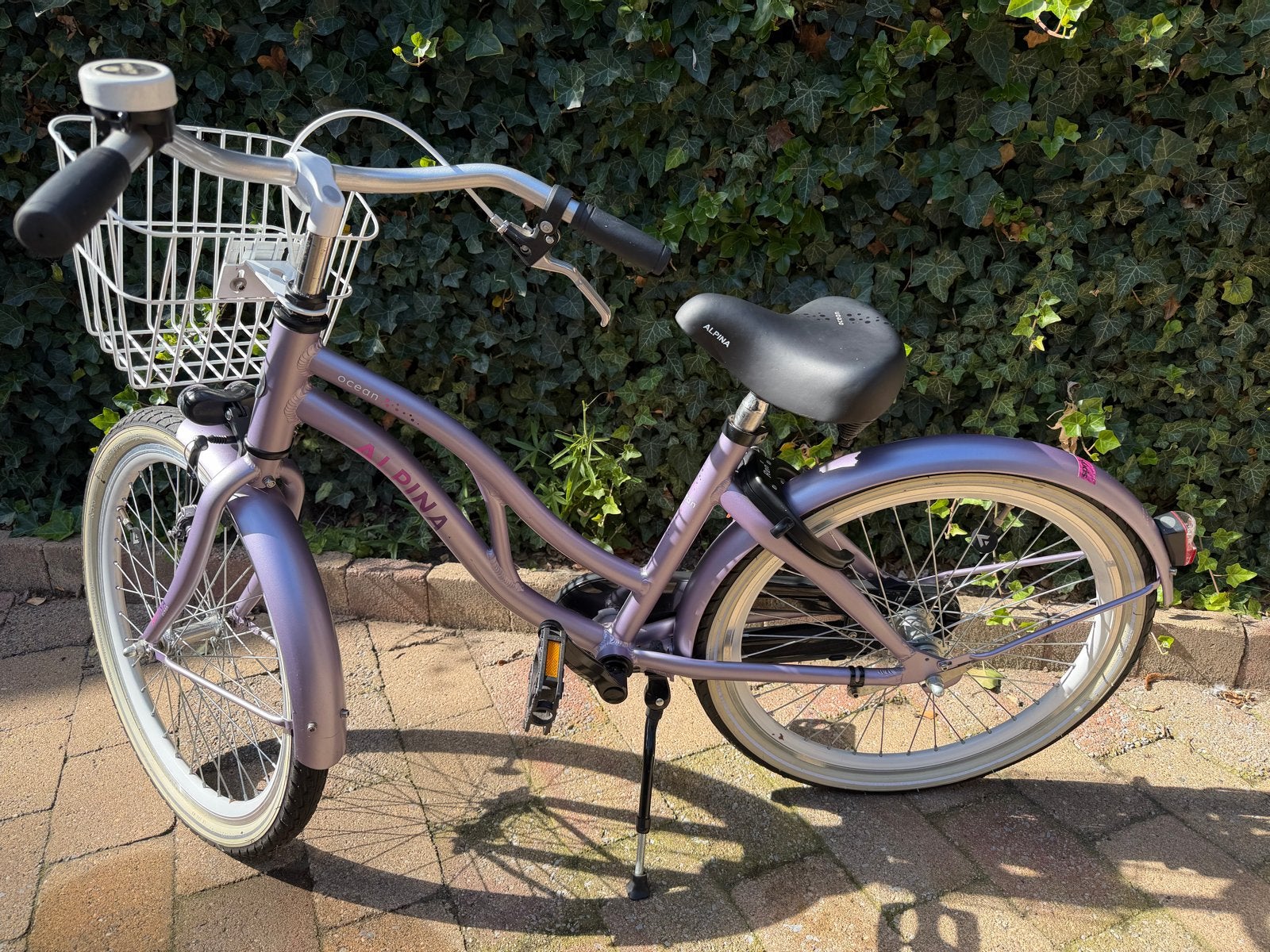 Alpina fiets 22 inch - Zo goed als nieuw, Fietsen en Brommers, Fietsen | Meisjes, 22 inch, Velgrem, Ophalen of Verzenden, Handrem