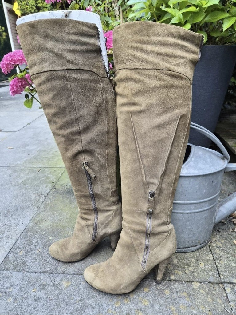 Guess suede laarzen maat 39, Hoge laarzen, Guess, Verzenden, Gedragen