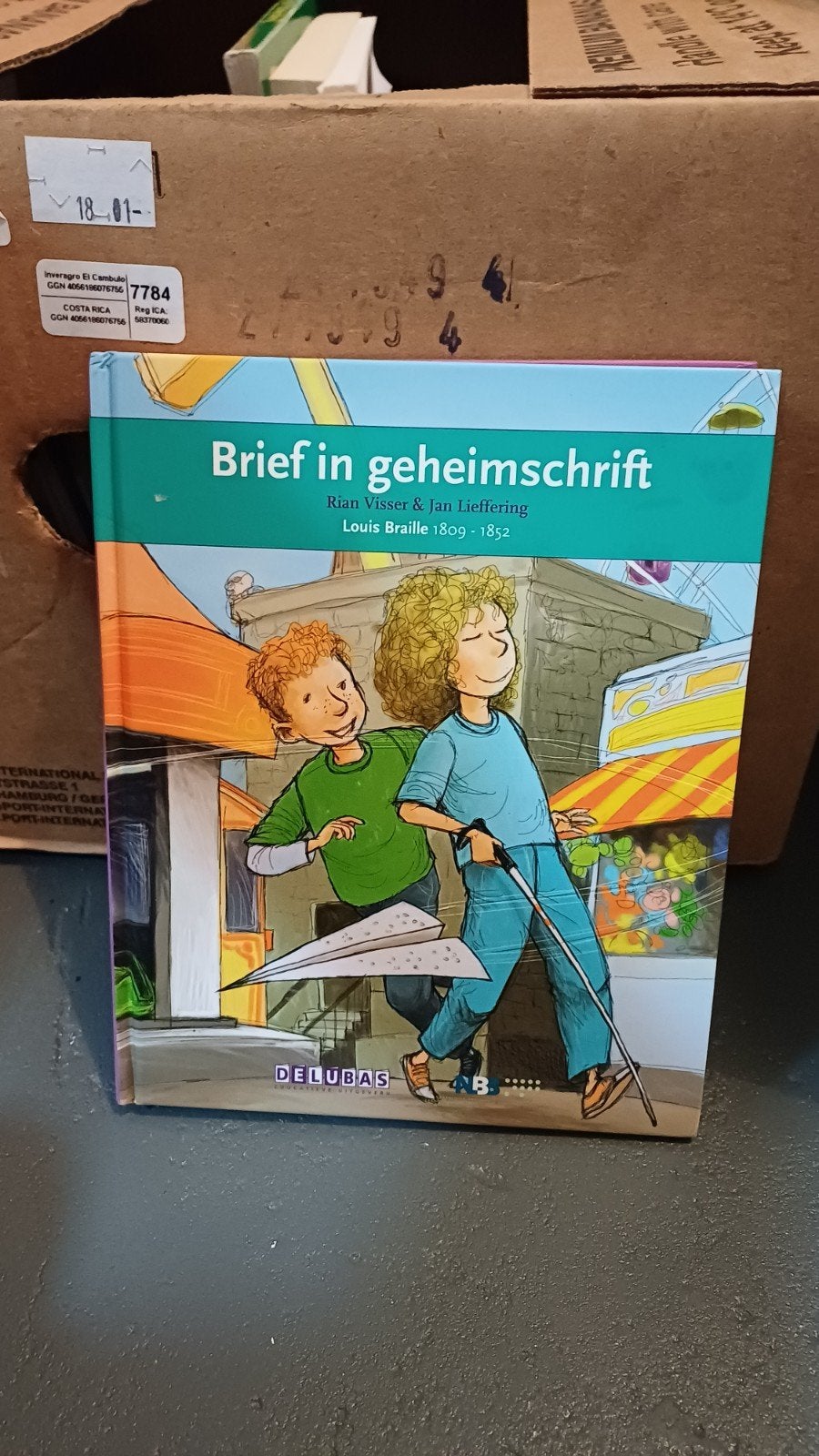 Brief in Geheimschrift - Rian Visser & Jan Lieffering, Ophalen of Verzenden, Zo goed als nieuw, Rian Visser & Jan Lieffering, Fictie algemeen