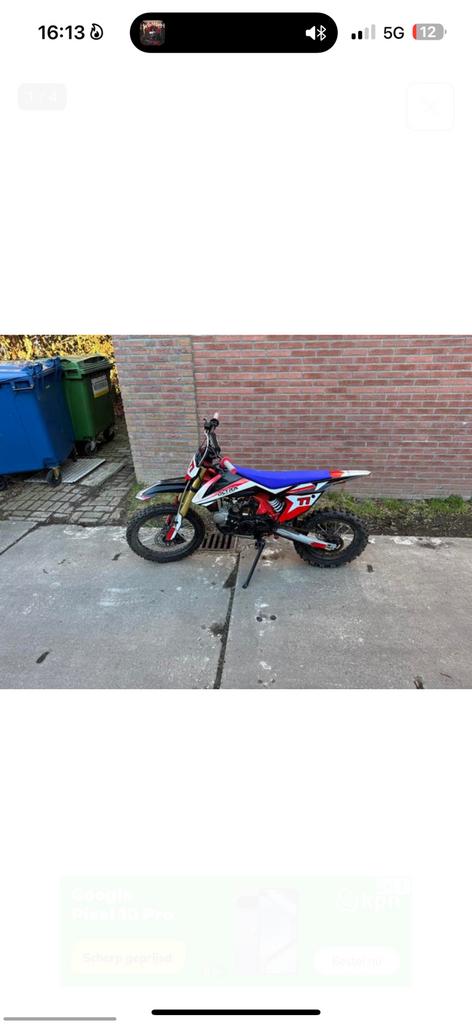 Ultra 125 cc crosser MOET VANDAAG WEG, Ophalen, Zo goed als nieuw, Overige merken