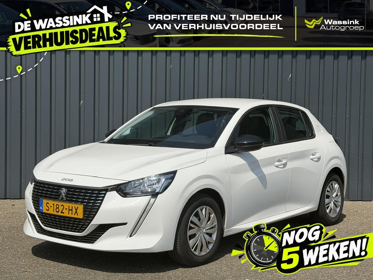 Peugeot 208 1.2 PureTech Active | Airco | Cruise Control | A, Voorwielaandrijving, Euro 6, 1199 cc, Wit