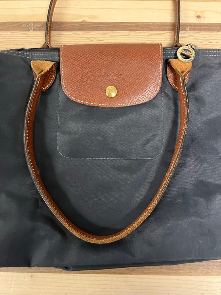 Longchamp tas antraciet maat s, Sieraden, Tassen en Uiterlijk, Tassen | Damestassen, Ophalen of Verzenden, Gebruikt, Grijs, Shopper