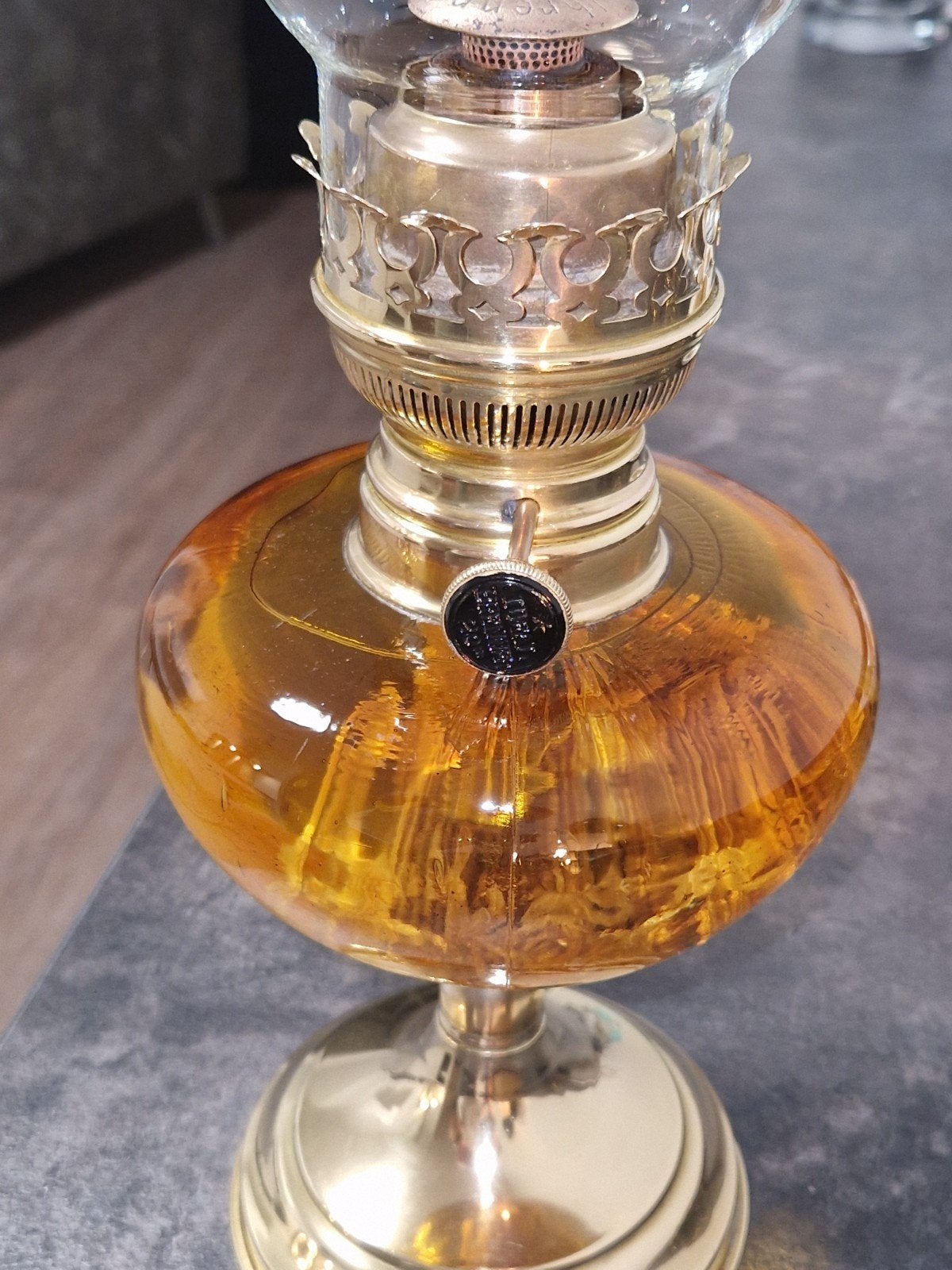 Gerestaureerde Originele Ideal Brenner Olielamp, Antiek en Kunst, Ophalen of Verzenden