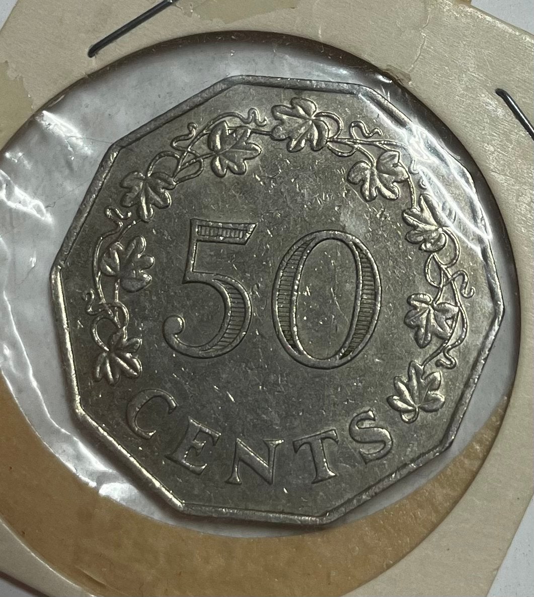50 cent Malta 1972, Ophalen of Verzenden, Overige landen