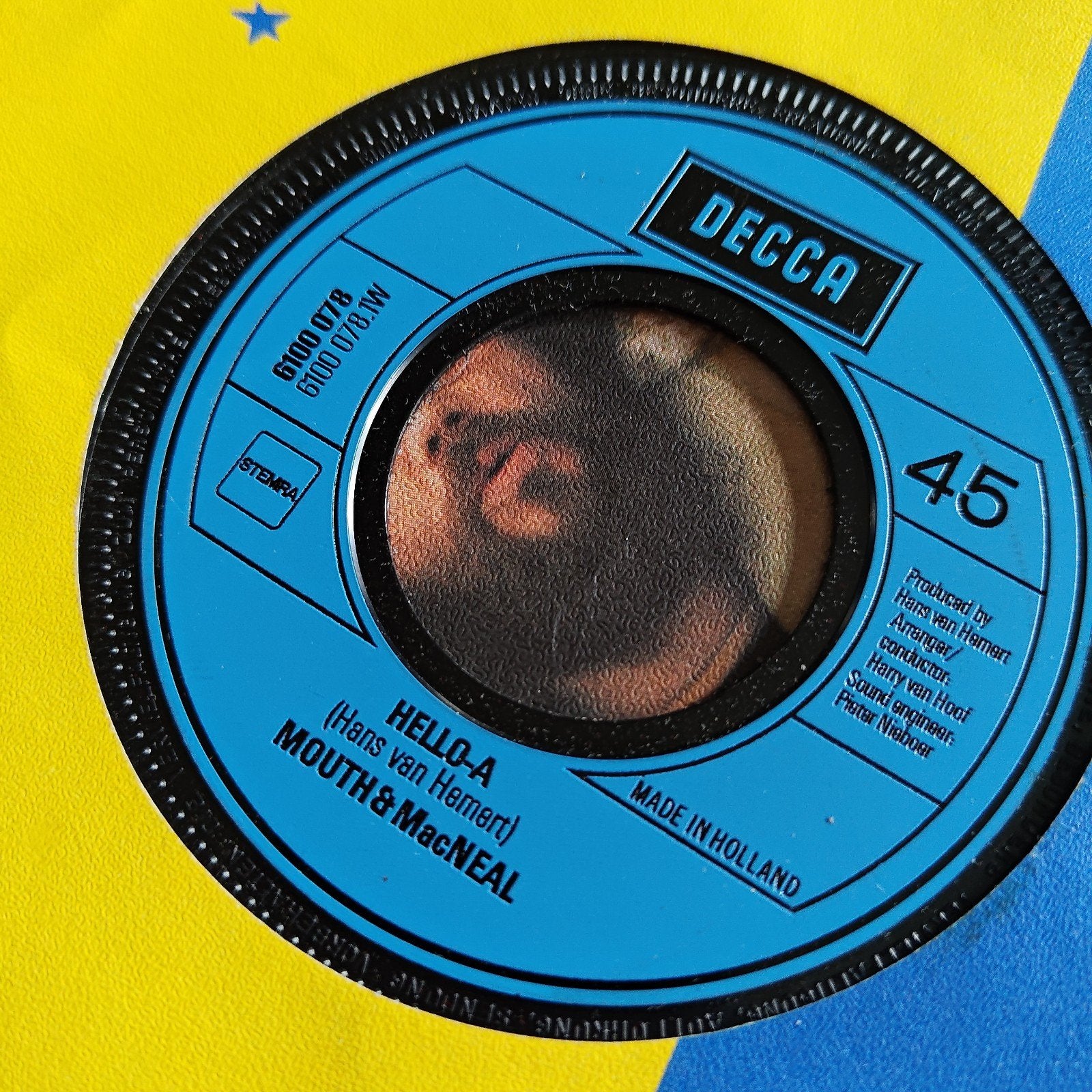 Mouth & MacNeal - Hello-A (Vinyl Single), Cd's en Dvd's, Gebruikt, 7 inch, Ophalen of Verzenden, Pop